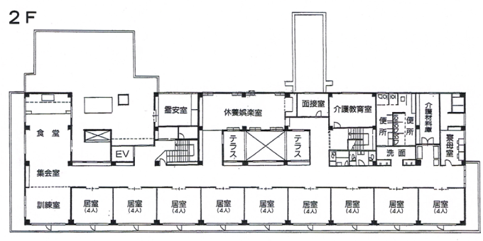 2階平面図